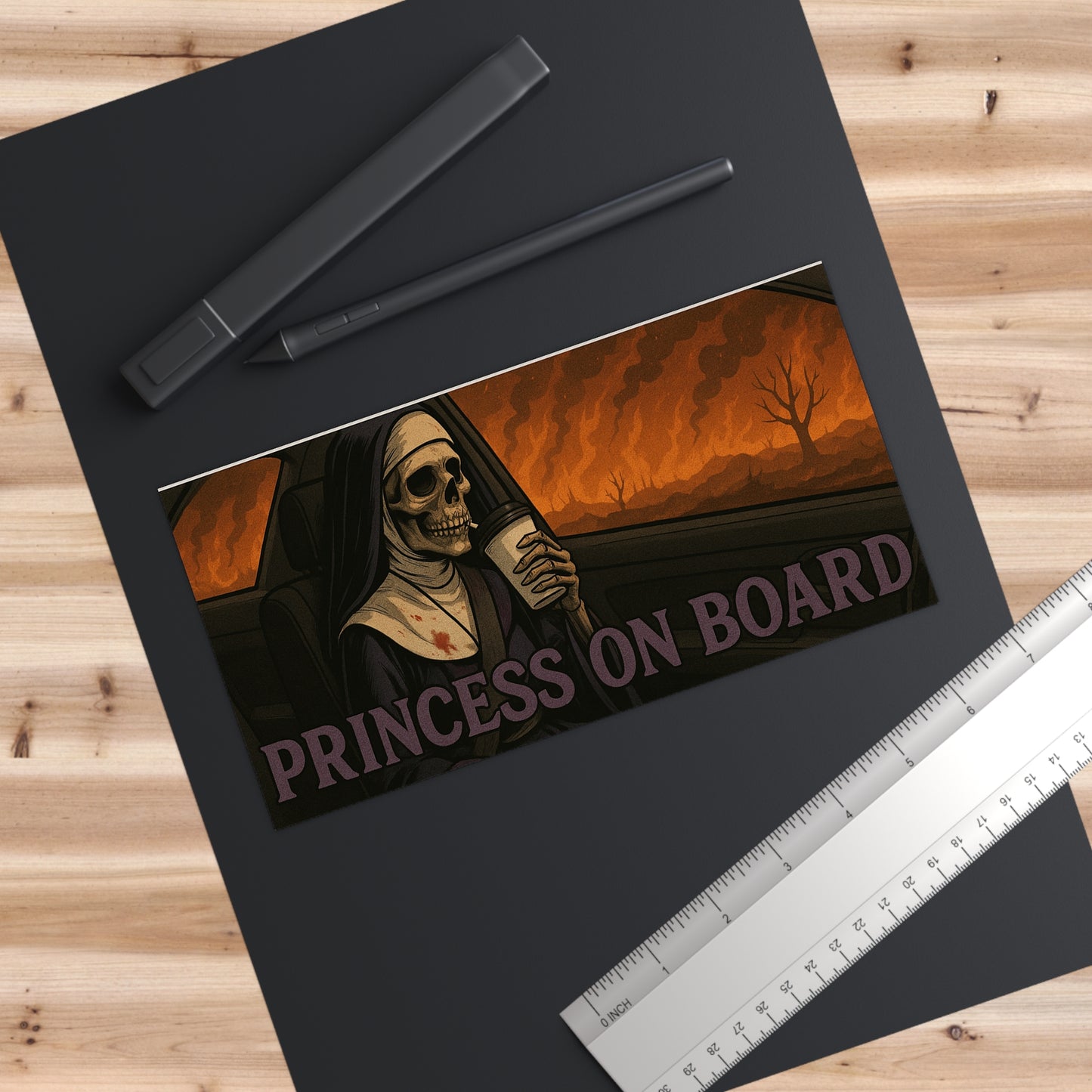 "Talkin' Princess" Car Sticker