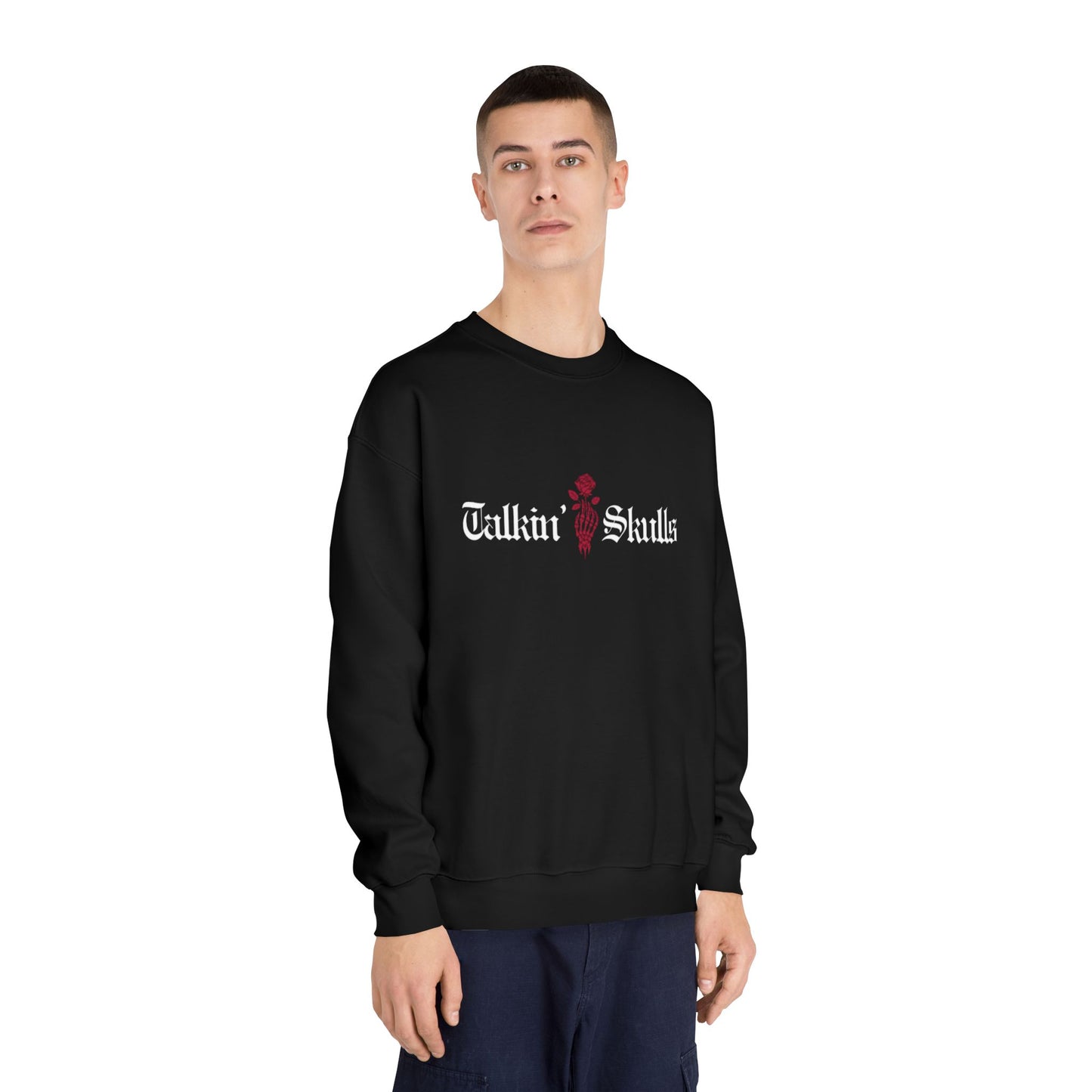 "Talkin' Roses" DryBlend® Crewneck Sweatshirt