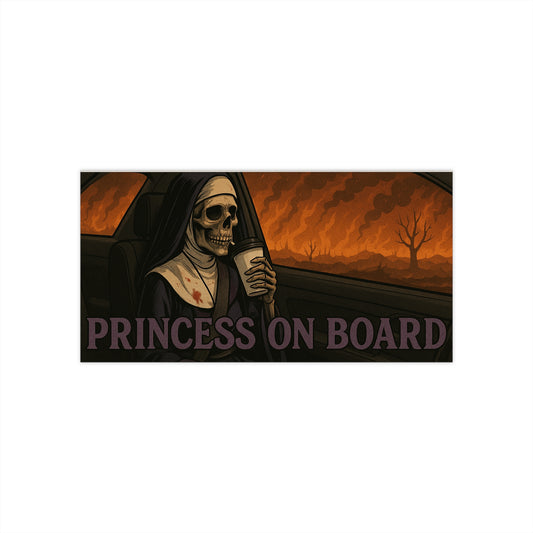 "Talkin' Princess" Car Sticker