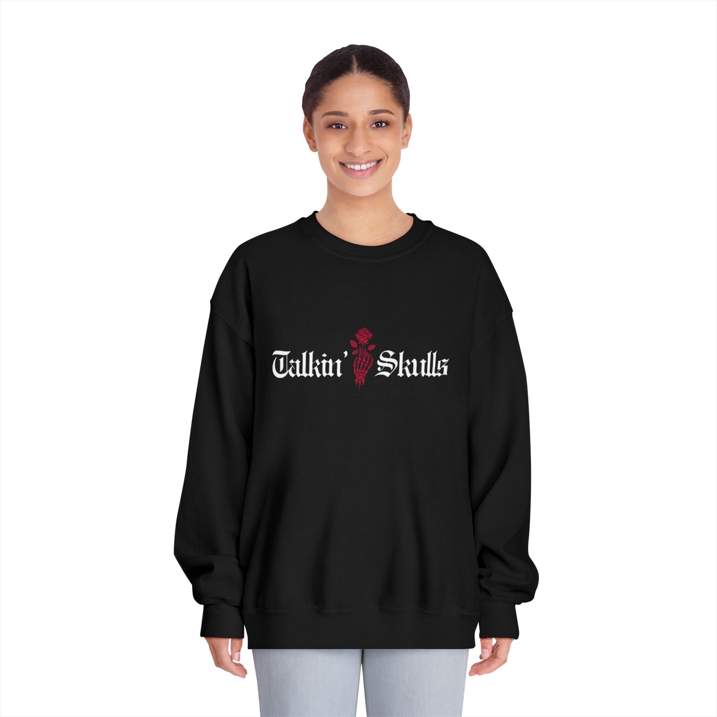 "Talkin' Roses" DryBlend® Crewneck Sweatshirt